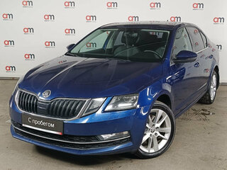 2017 Skoda Octavia III (A7) Рестайлинг, синий, 1579000 рублей, вид 3