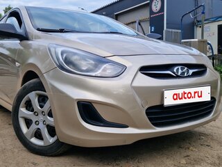 2011 Hyundai Solaris I, бежевый, 500000 рублей, вид 3
