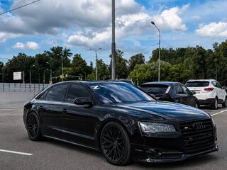 2013 Audi A8 Long III (D4), чёрный, 1850000 рублей, вид 3