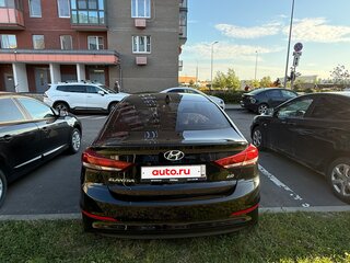 2018 Hyundai Elantra VI (AD), чёрный, 1295000 рублей, вид 3