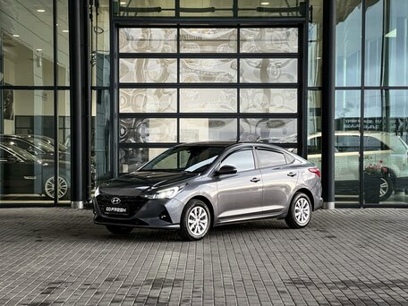 2021 Hyundai Solaris II Рестайлинг, серый, 1550000 рублей, вид 3