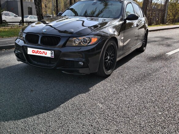 2006 BMW 3 серии 320i V (E90/E91/E92/E93), чёрный, 900000 рублей