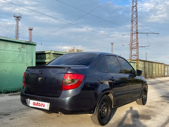 2012 Lada (ВАЗ) Granta I, синий, 300000 рублей - вид 8
