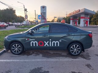 2017 Lada (ВАЗ) Vesta I, зелёный, 725000 рублей, вид 2