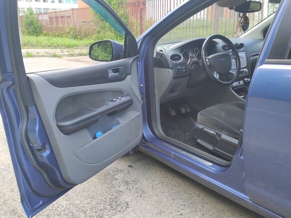 2009 Ford Focus II Рестайлинг, синий, 530000 рублей - вид 8