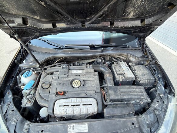 2009 Volkswagen Golf VI, чёрный - вид 10