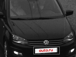 2017 Volkswagen Polo V Рестайлинг, чёрный, 1189000 рублей, вид 1