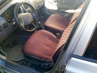 2004 Hyundai Accent ТагАЗ II, серебристый, 260000 рублей, вид 5