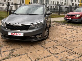 2016 Kia Rio III Рестайлинг, серый, 820000 рублей, вид 2