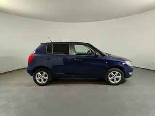 2012 Skoda Fabia II Рестайлинг, синий, 410000 рублей, вид 4