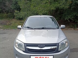 2013 Lada (ВАЗ) Granta I, серебристый, 240000 рублей, вид 3
