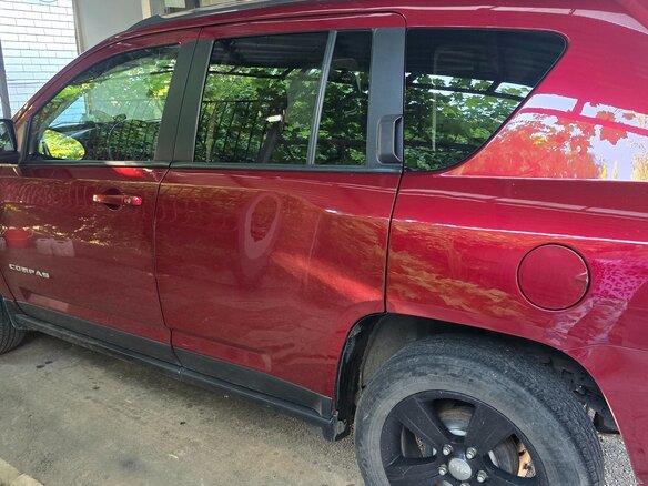 2012 Jeep Compass I Рестайлинг, красный, 1150000 рублей - вид 3