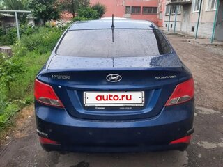 2014 Hyundai Solaris I Рестайлинг, синий, 800000 рублей, вид 4