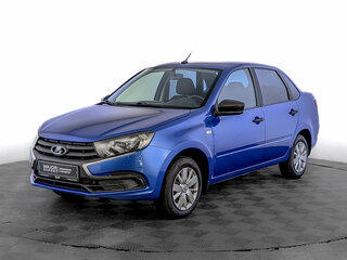 2019 Lada (ВАЗ) Granta I Рестайлинг, синий, 630000 рублей, вид 1