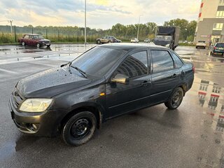 2013 Lada (ВАЗ) Granta I, чёрный, 199999 рублей, вид 4