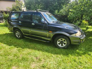 2001 SsangYong Musso I Рестайлинг, чёрный, 260000 рублей, вид 2