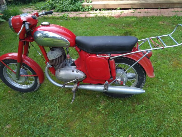 1960 Jawa 350/360, красный, 200000 рублей