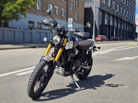 2022 Triumph Scrambler, серый, 1280000 рублей, вид 3