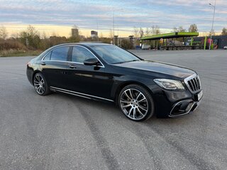 2013 Mercedes-Benz S-Класс 500 Long VI (W222, C217), чёрный, 4990000 рублей, вид 3
