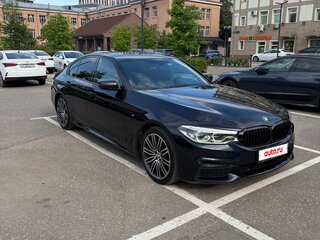2019 BMW 5 серии 530d xDrive VII (G30/G31/G38), чёрный, 4100000 рублей, вид 2