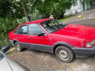 1991 Volkswagen Passat B3, красный, 85000 рублей, вид 2
