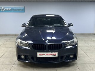 2014 BMW 5 серии 520i VI (F10/F11/F07) Рестайлинг, синий, 2270000 рублей, вид 2
