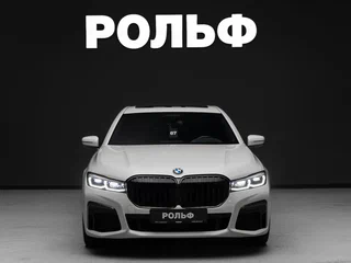 2020 BMW 7 серии 740d xDrive VI (G11/G12) Рестайлинг, белый, 6900000 рублей, вид 3