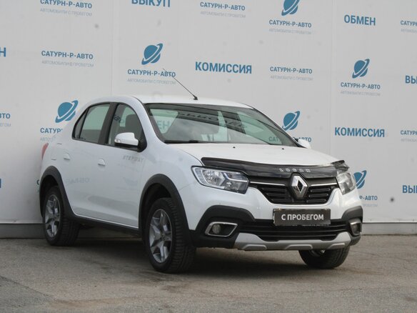 2020 Renault Logan Stepway II Рестайлинг, белый, 1195000 рублей - вид 2
