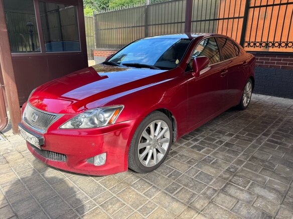 2010 Lexus IS 250 II Рестайлинг, красный, 1600000 рублей - вид 6