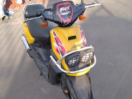 1999 Yamaha BWs, жёлтый, 99000 рублей, вид 1