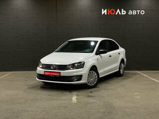 2016 Volkswagen Polo V Рестайлинг, белый, 1140000 рублей, вид 1