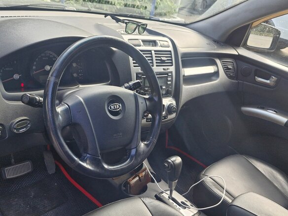 2007 Kia Sportage II, чёрный - вид 6