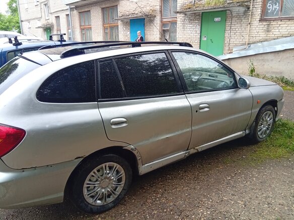 2002 Kia Rio I, серебристый, 95000 рублей - вид 2