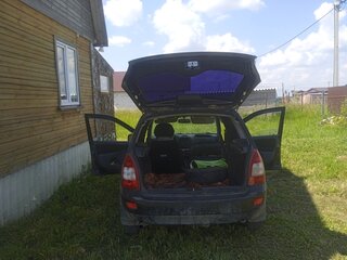 2012 Lada (ВАЗ) Kalina I, чёрный, 330000 рублей, вид 5