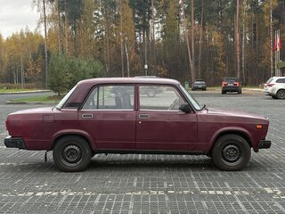 2002 Lada (ВАЗ) 2107, красный, 125000 рублей, вид 4