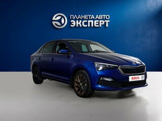 2021 Skoda Rapid II, синий, 1200000 рублей, вид 3
