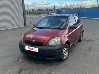 2002 Toyota Vitz I (P10), красный, 150000 рублей, вид 2