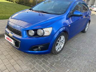 2013 Chevrolet Aveo II, синий, 499000 рублей, вид 2