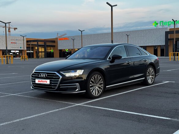2018 Audi A8 55 TFSI IV (D5), чёрный, 2890000 рублей