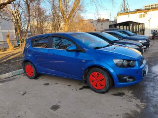 2013 Chevrolet Aveo II, синий, 900000 рублей, вид 3