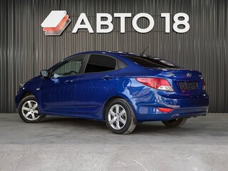 2011 Hyundai Solaris I, синий, 599000 рублей, вид 4