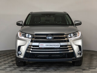 2016 Toyota Highlander III (XU50) Рестайлинг, серебристый, 2849000 рублей, вид 2