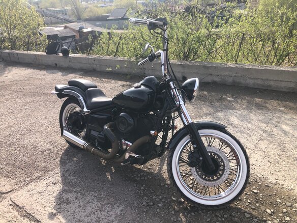 1996 Yamaha XVS400 Drag Star, чёрный, 310000 рублей - вид 19