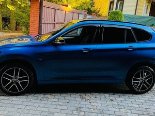 2018 BMW X1 18d xDrive II (F48), синий, 2400000 рублей, вид 4
