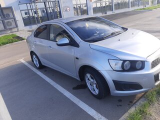 2012 Chevrolet Aveo II, серебристый, 430000 рублей, вид 2