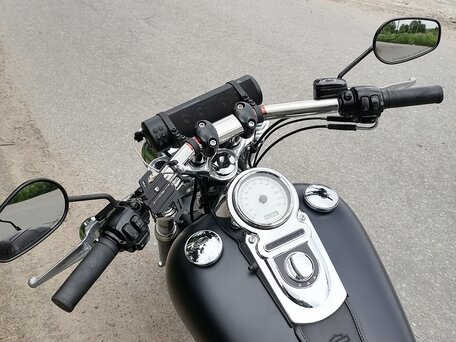 2008 Harley-Davidson Fat Bob, чёрный, 797000 рублей, вид 5