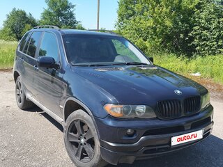 2003 BMW X5 3.0i I (E53) Рестайлинг, синий, 870000 рублей, вид 3