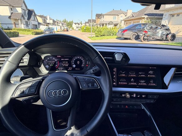 2021 Audi A3 35 TFSI IV (8Y), жёлтый, 3150000 рублей - вид 9