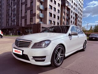 2011 Mercedes-Benz C-Класс 180 BlueEFFICIENCY III (W204) Рестайлинг, белый, 1370000 рублей, вид 1