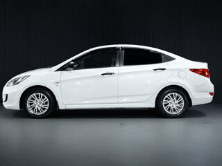 2012 Hyundai Solaris I, белый, 619999 рублей, вид 4
